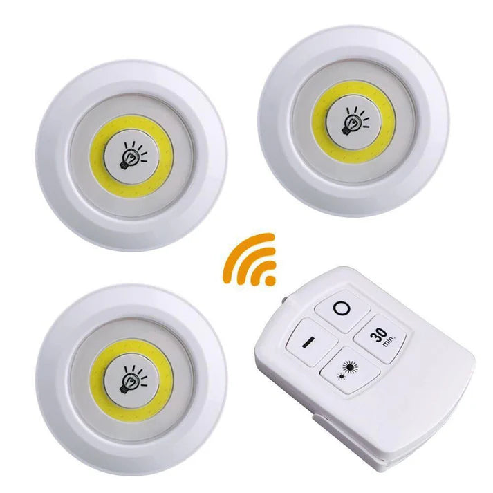 3 LED Spots with Remote