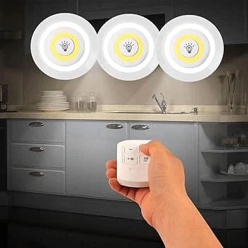 3 LED Spots with Remote