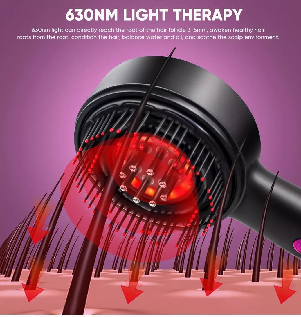 2-in-1 Electric Hair Growth Brush & Scalp Massager