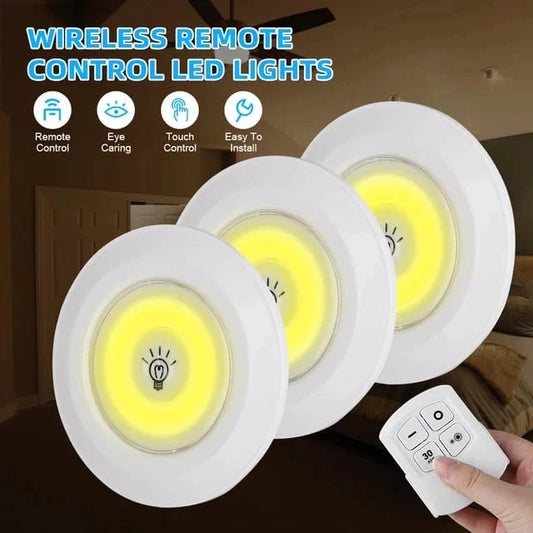 3 LED Spots with Remote